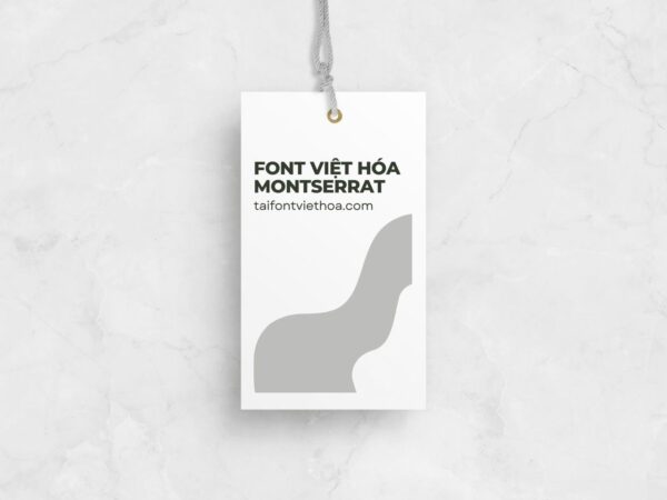 Font việt hóa Montserrat Full