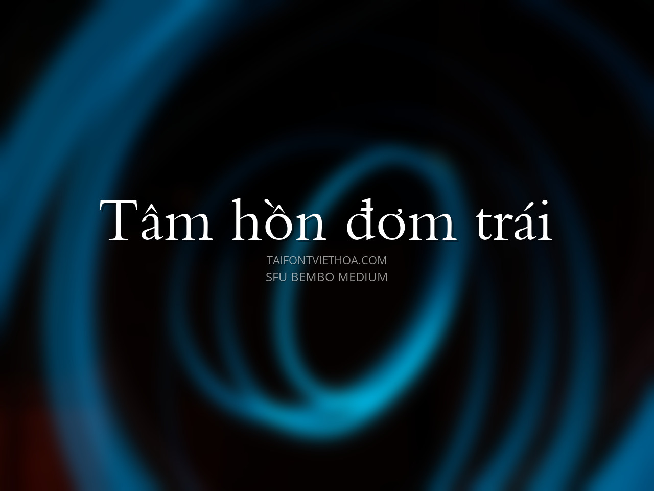 Font việt hóa SFU Bembo