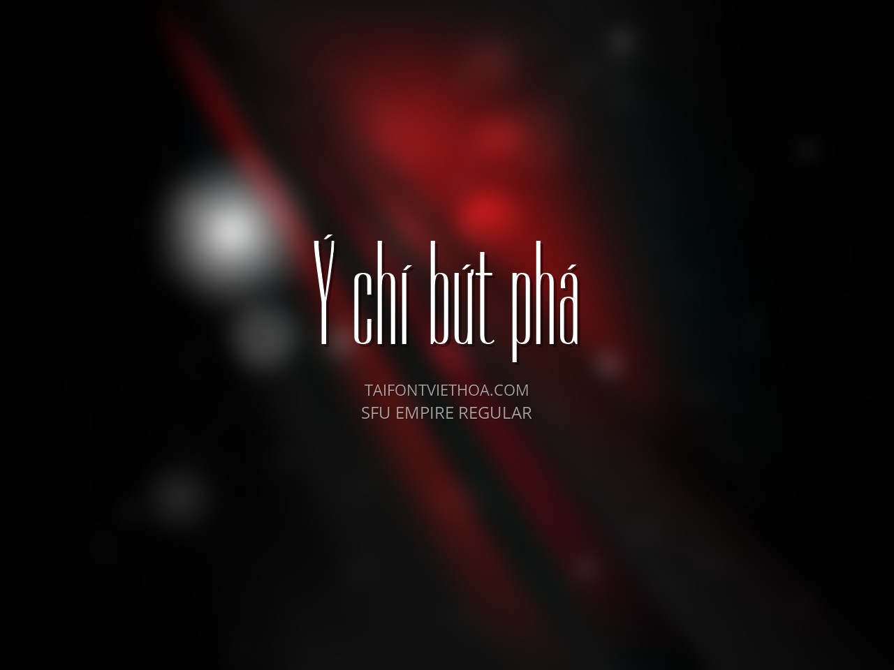 Font việt hóa SFU Empire