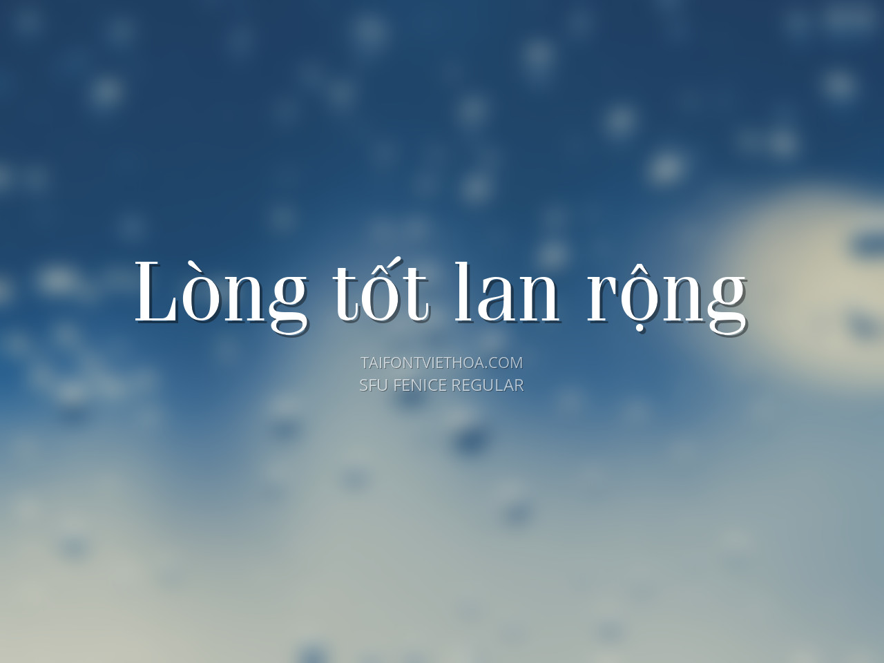 Font việt hóa SFU Fenice