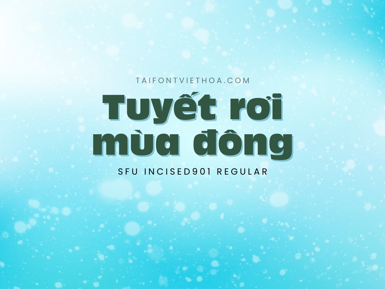 Font việt hóa SFU Incised901