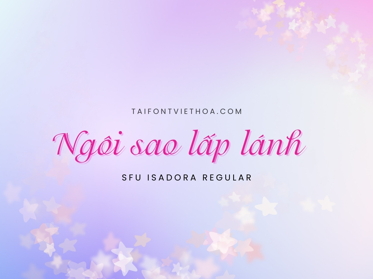Font việt hóa SFU Isadora