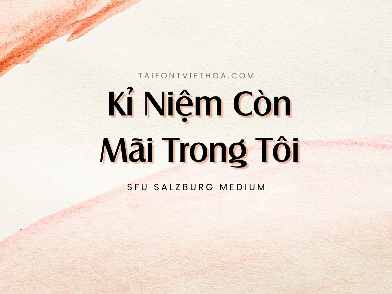 Font việt hóa SFU Salzburg