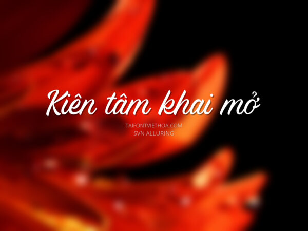 Font việt hóa SVN Alluring