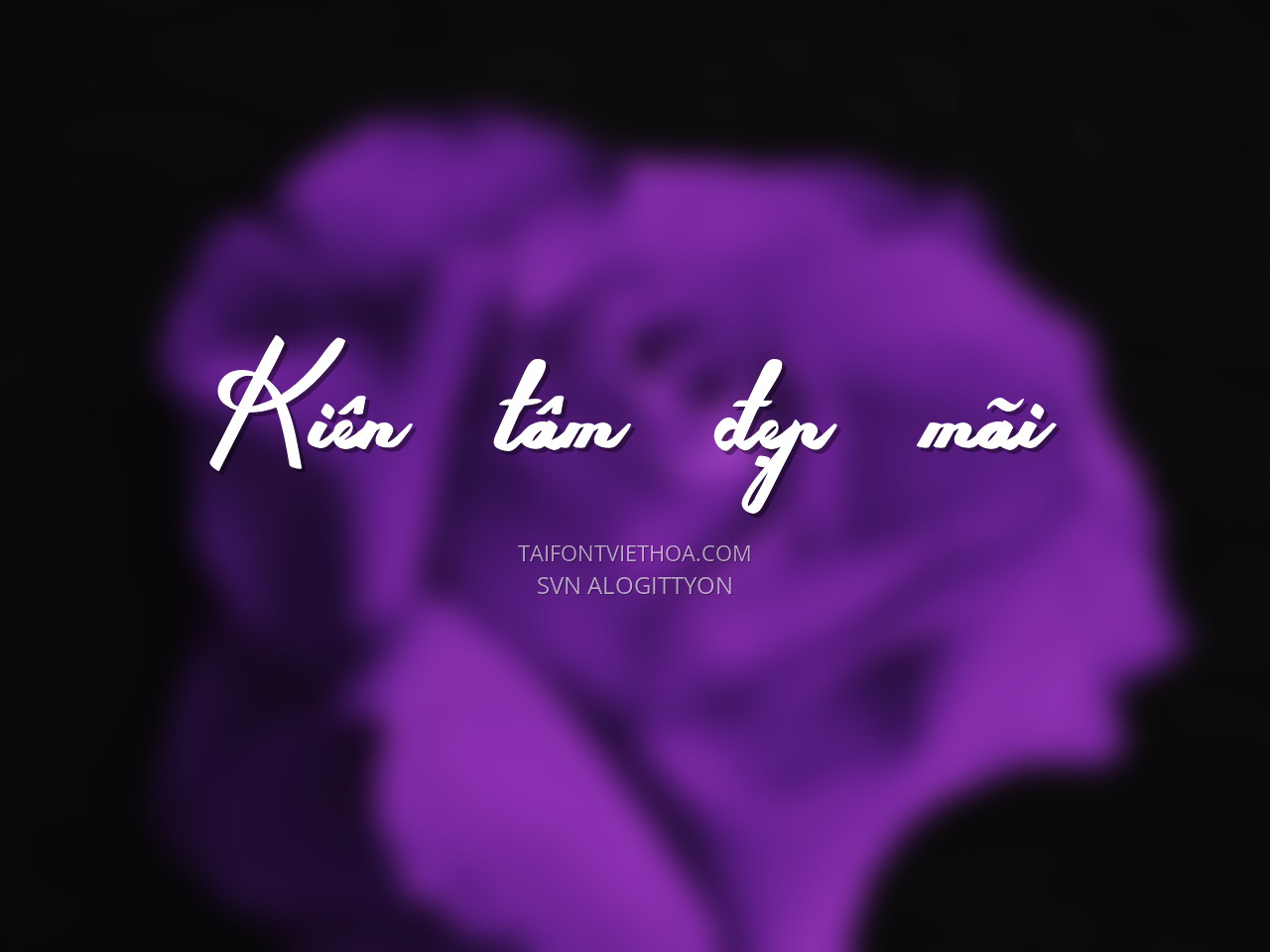 Font việt hóa SVN Alogittyon