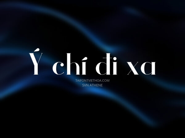 Font việt hóa SVN Athene