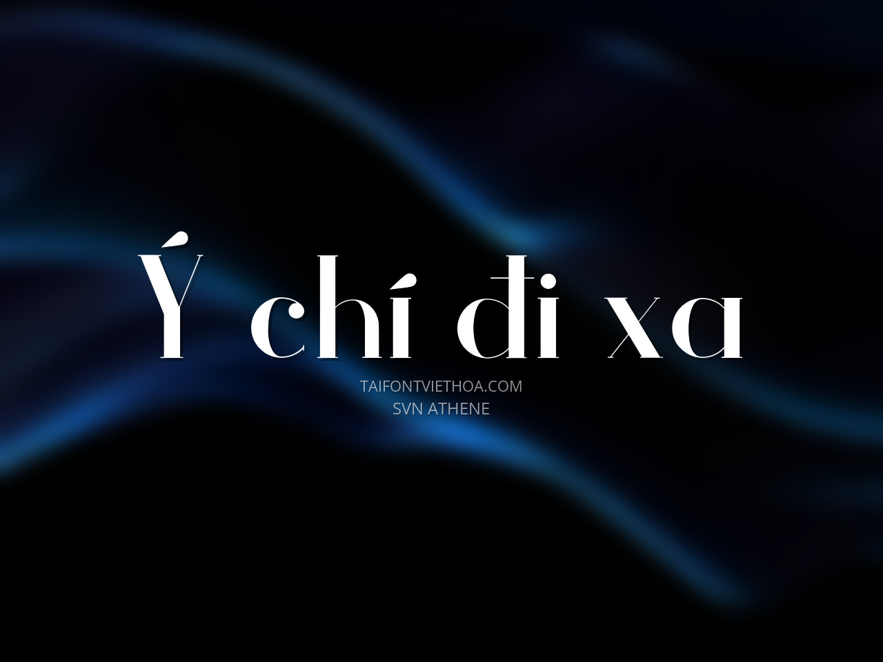 Font việt hóa SVN Athene