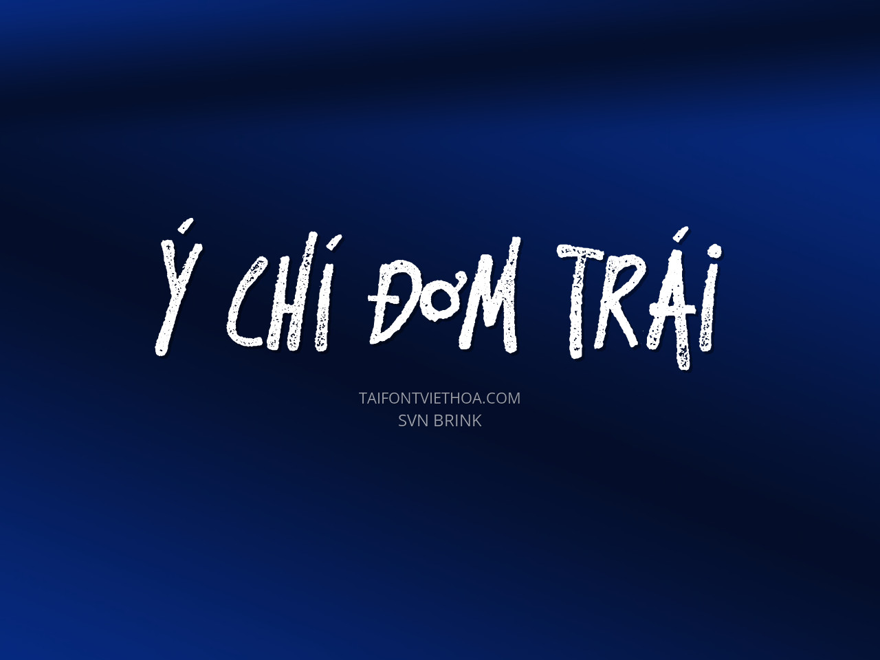 Font việt hóa SVN Brink