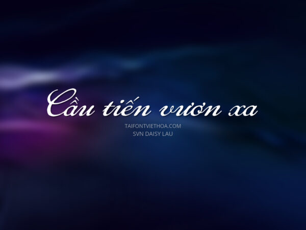 Font việt hóa SVN Daisy Lau