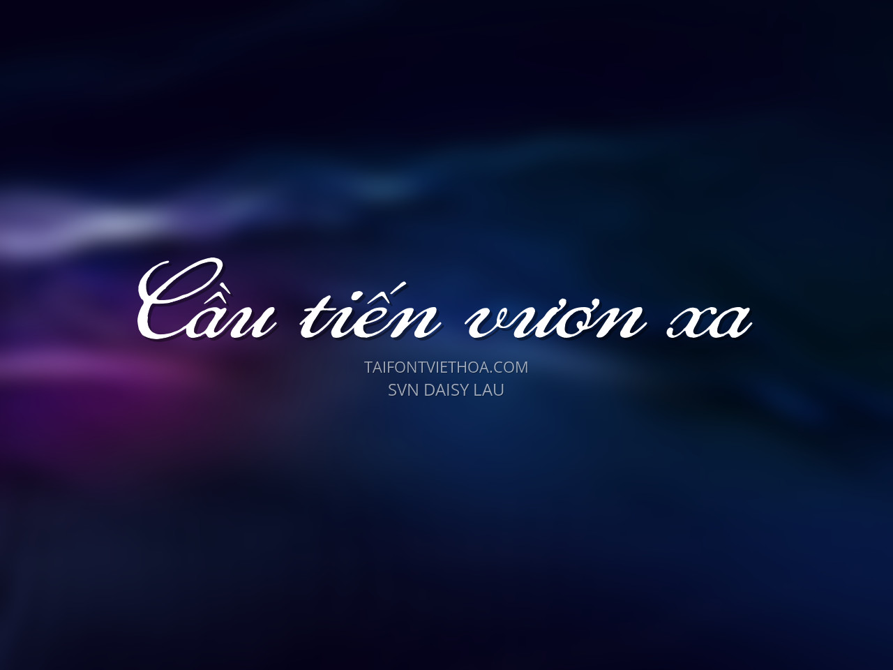 Font việt hóa SVN Daisy Lau