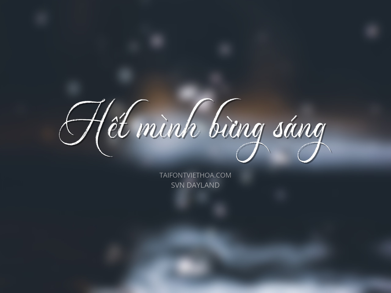 Font việt hóa SVN Dayland