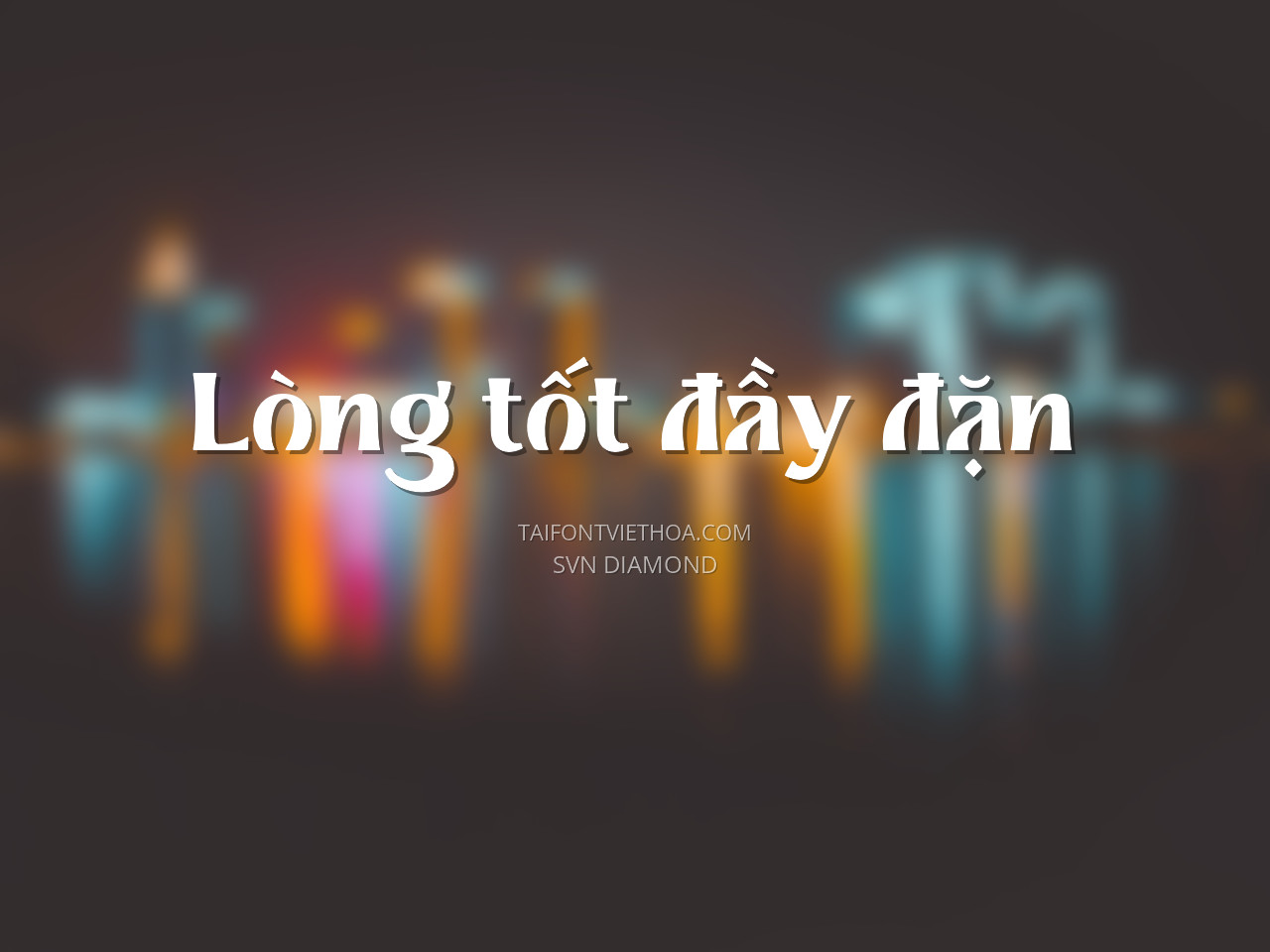 Font việt hóa SVN Diamond