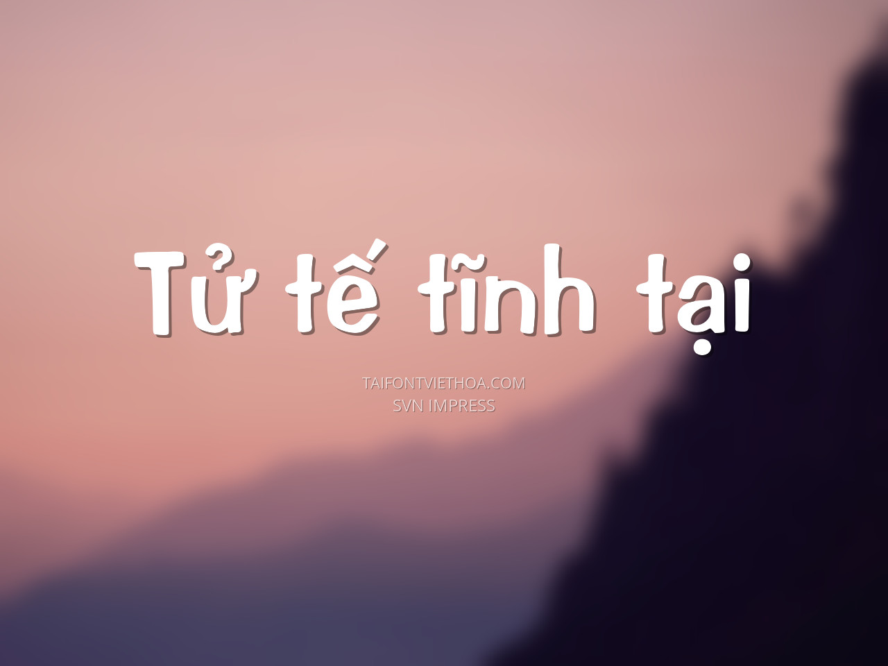 Font việt hóa SVN Impress