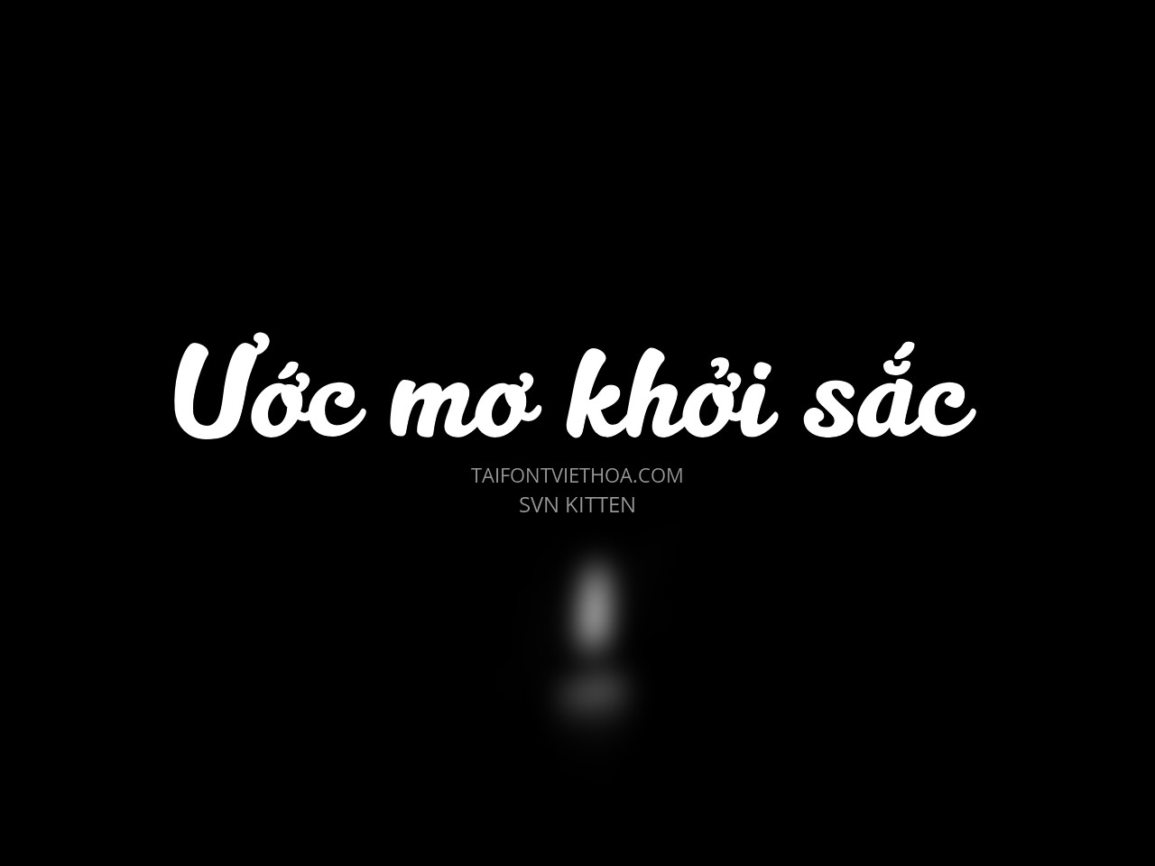 Font việt hóa SVN Kitten