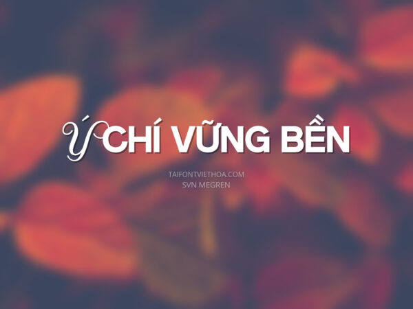 Font việt hóa SVN Megren