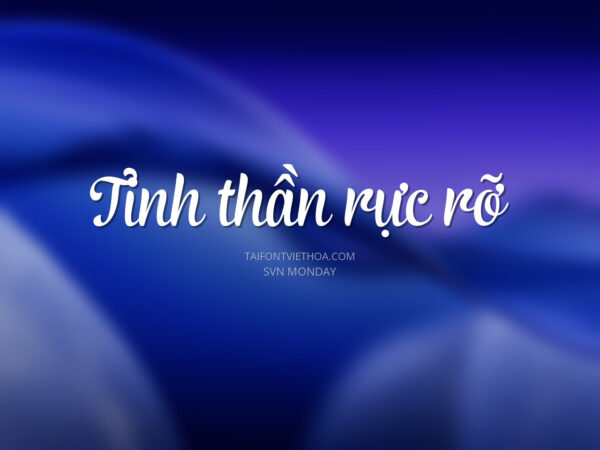 Font việt hóa SVN Monday