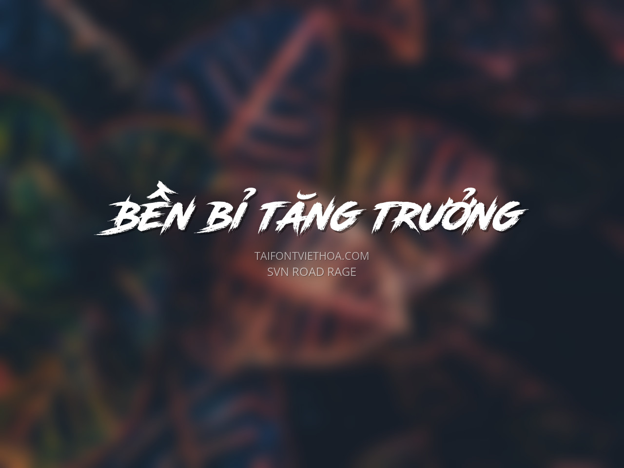 Font việt hóa SVN Road Rage