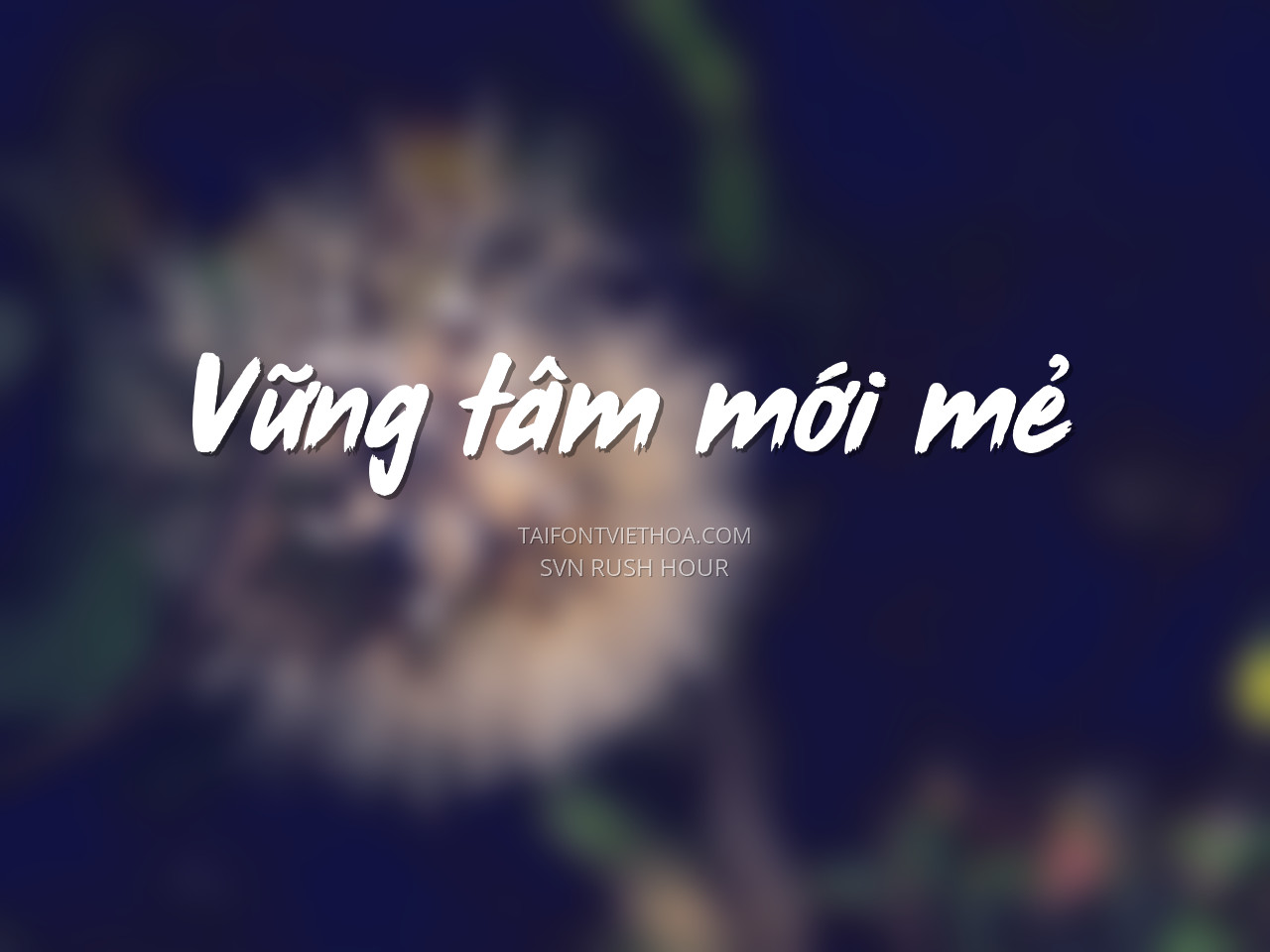 Font việt hóa SVN Rush Hour
