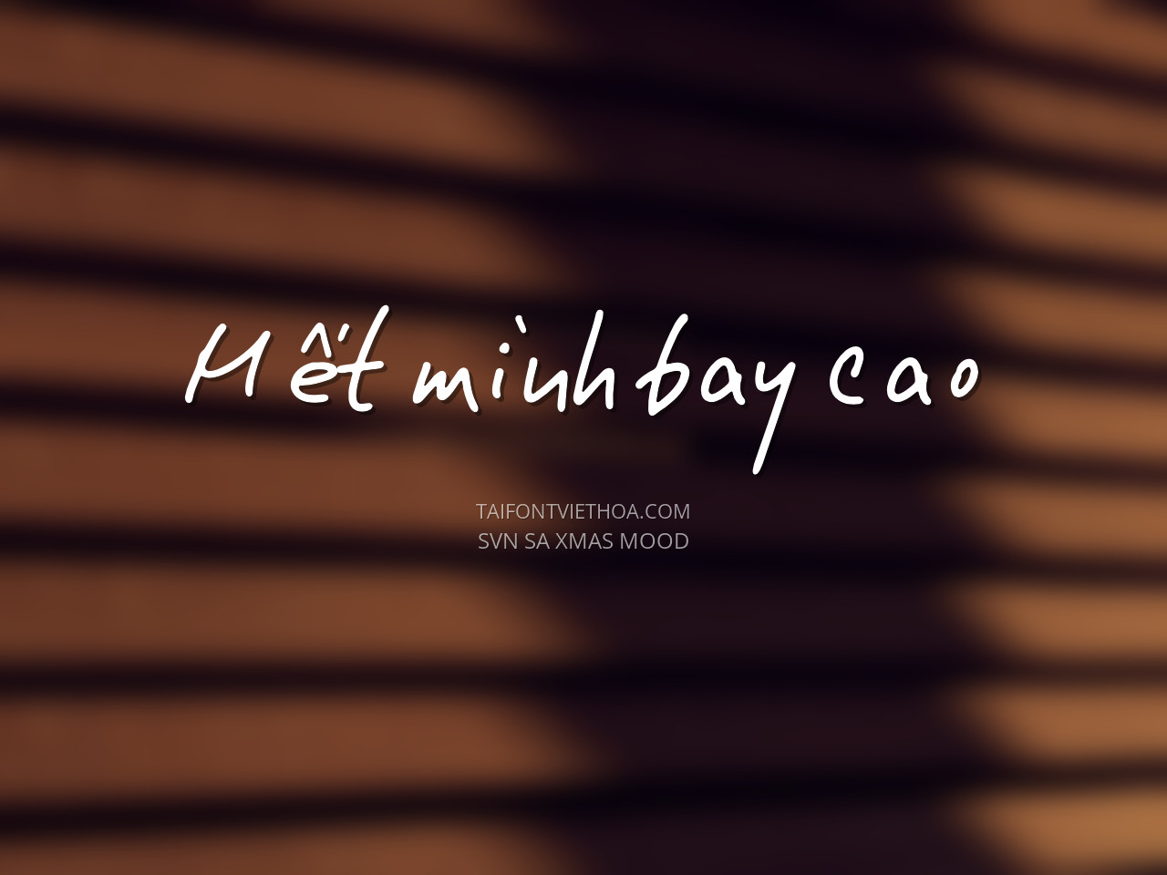 Font việt hóa SVN Sa Xmas Mood