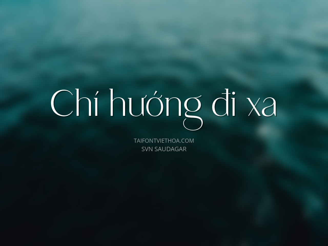 Font việt hóa SVN Saudagar