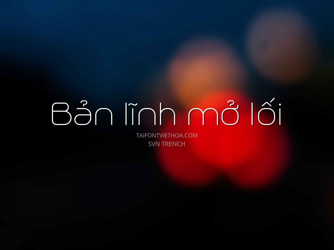Font việt hóa SVN Trench