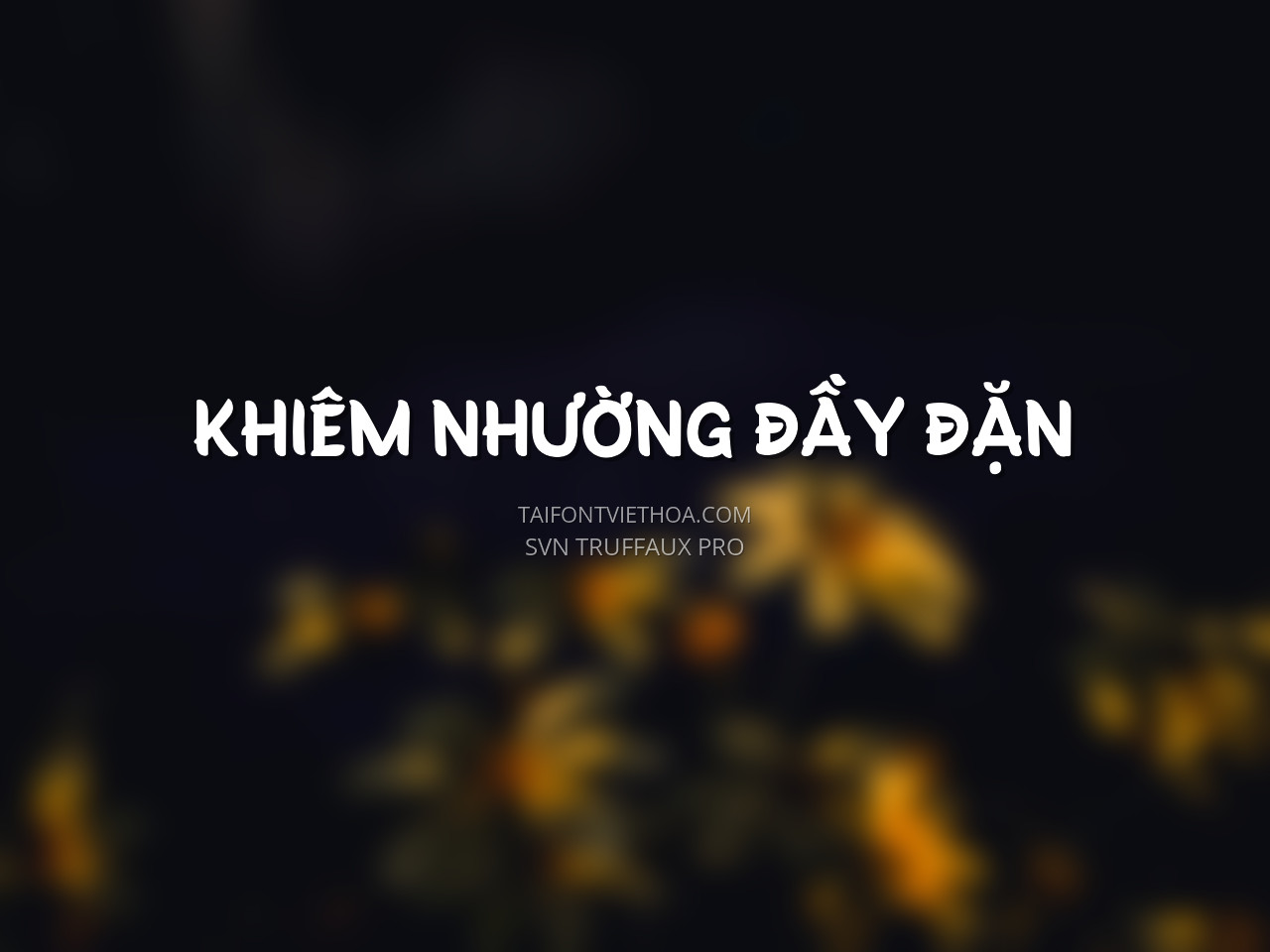 Font việt hóa SVN Truffaux Pro