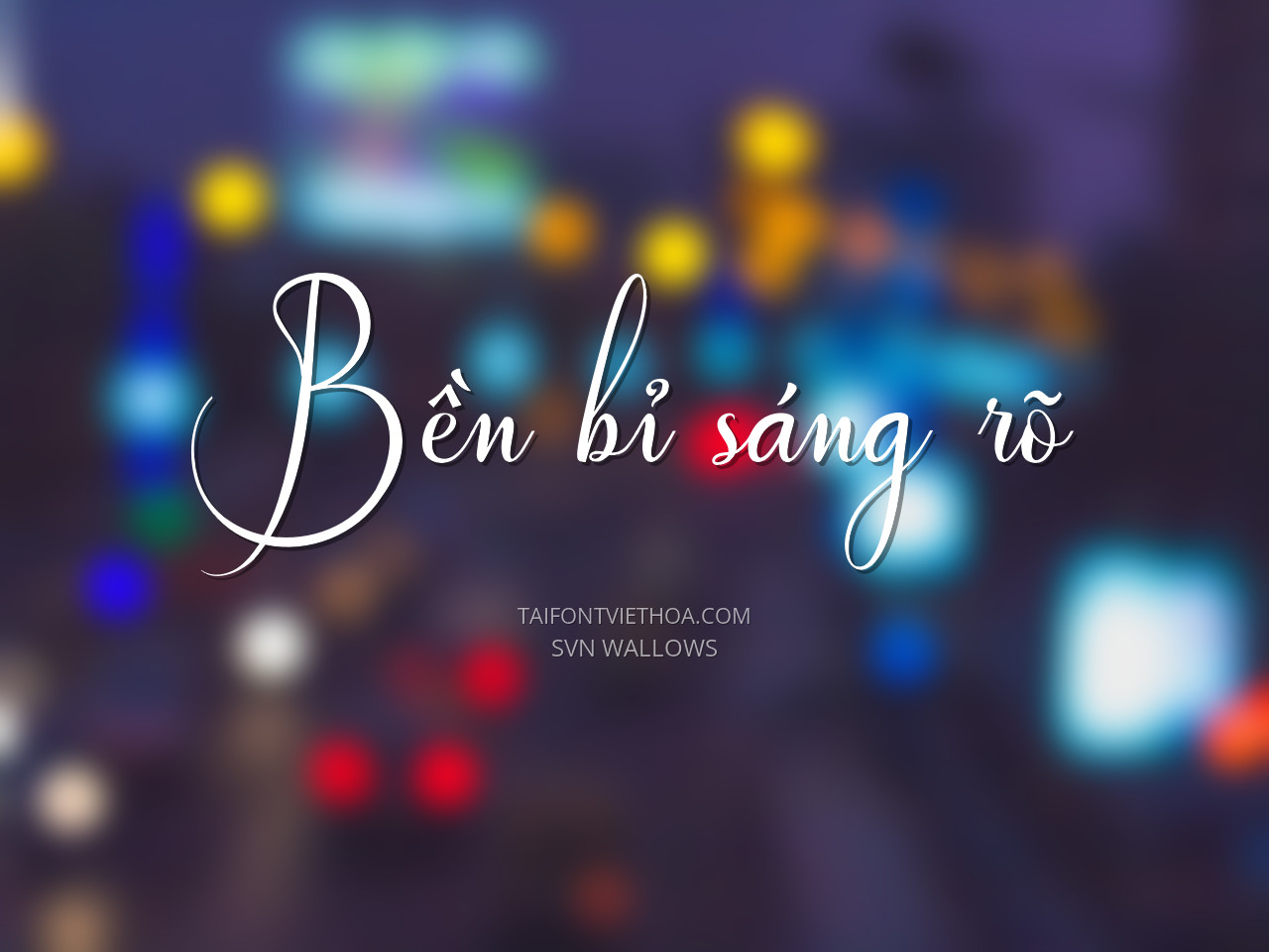 Font việt hóa SVN Wallows