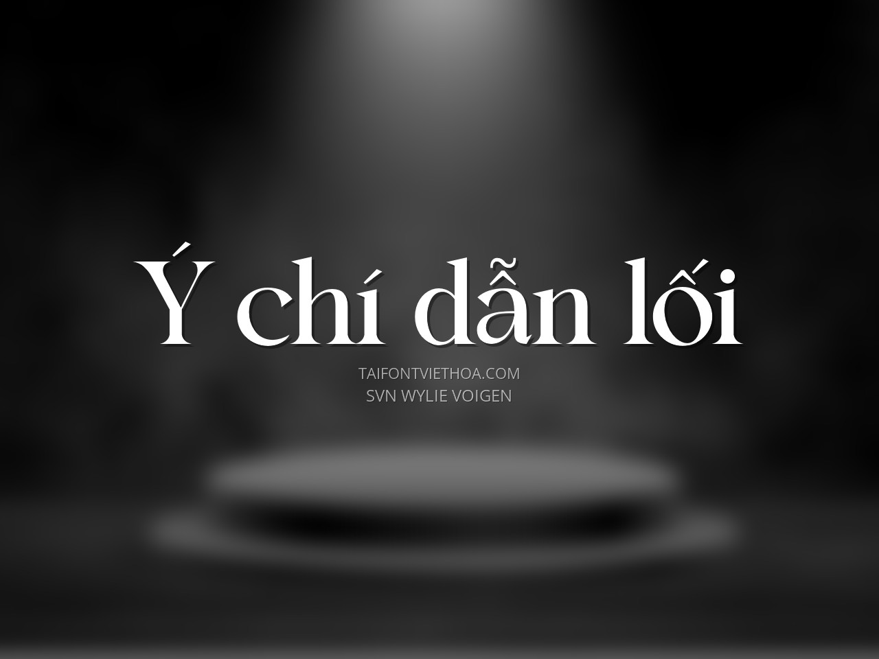 Font việt hóa SVN Wylie Voigen
