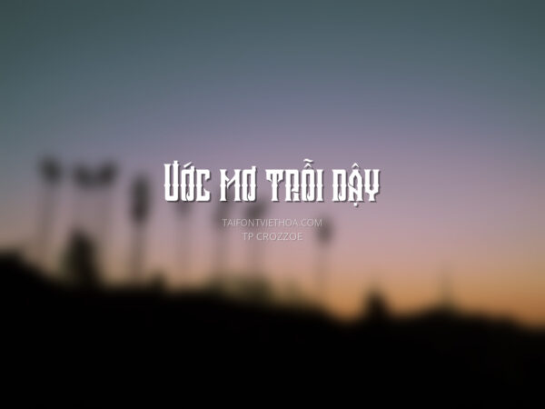 Font việt hóa TP Crozzoe