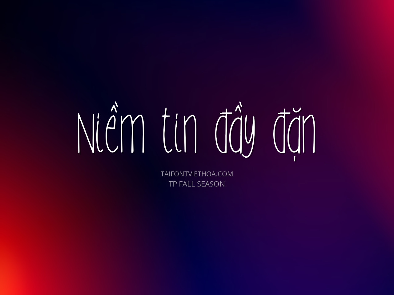 Font việt hóa TP Fall Season
