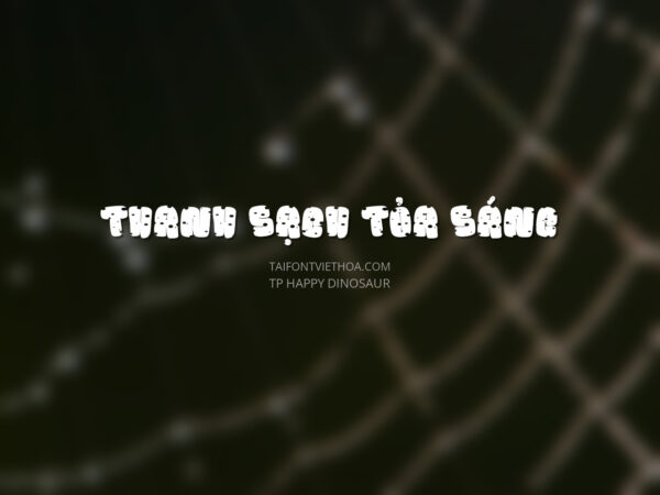 Font việt hóa TP Happy Dinosaur