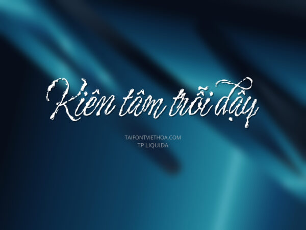 Font việt hóa TP Liquida