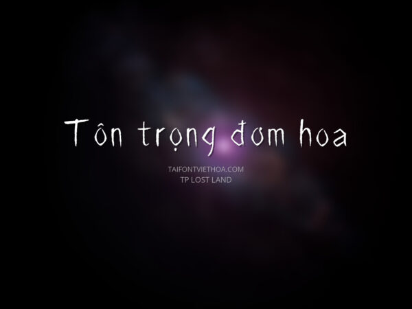 Font việt hóa TP Lost Land