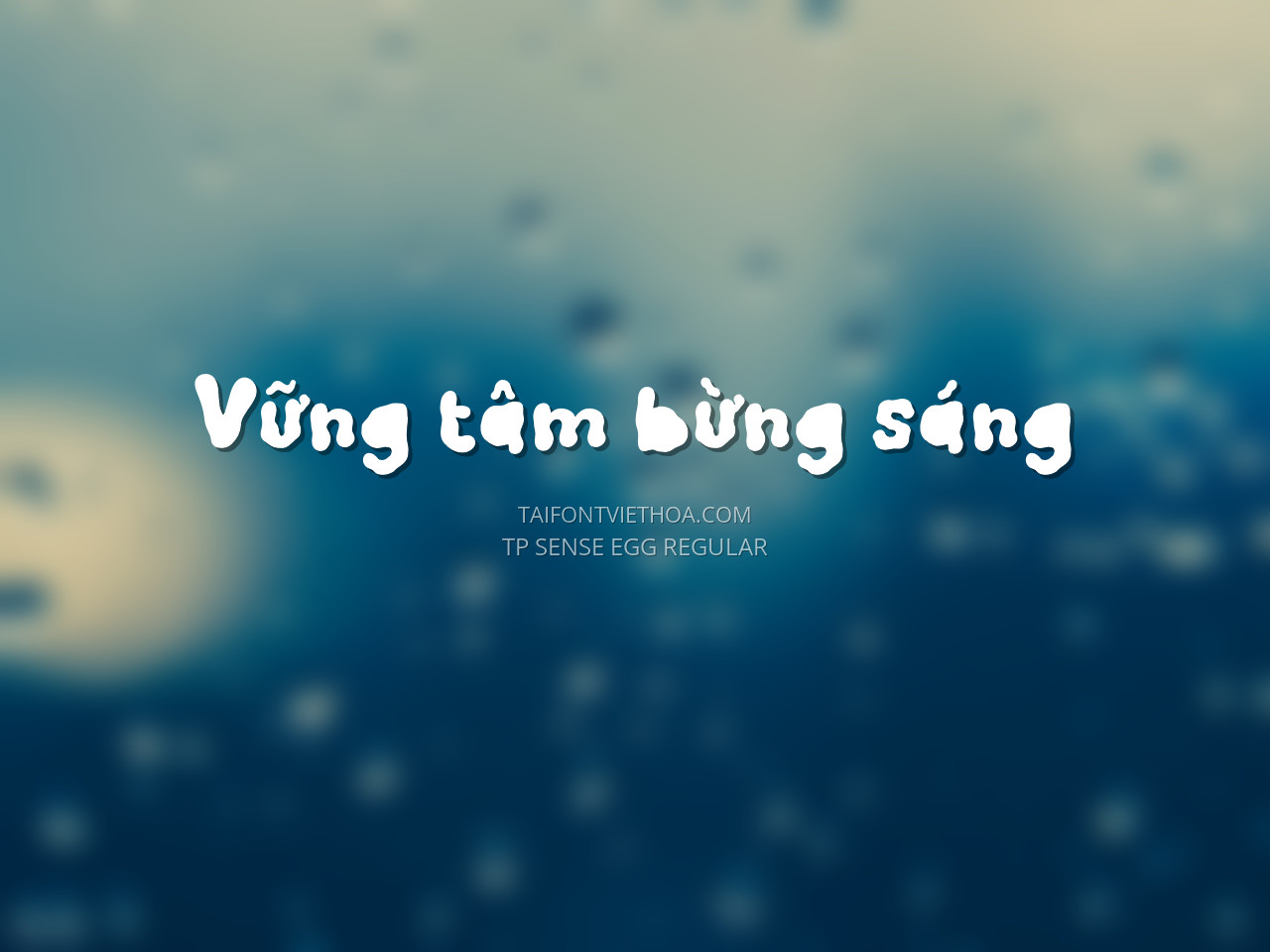 Font việt hóa TP Sense Egg đầy đủ