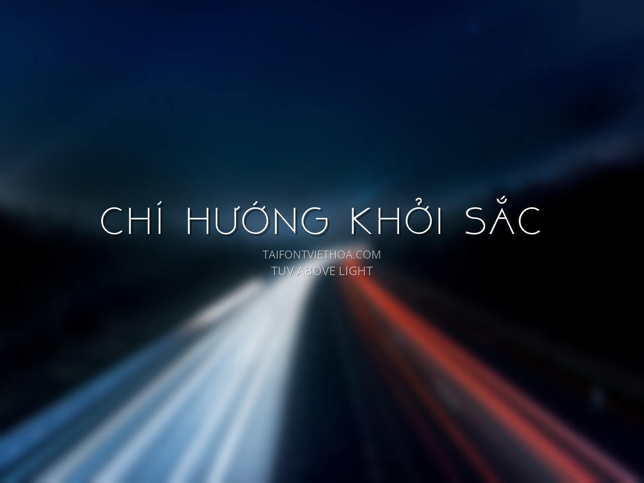 Font việt hóa TUV Above đầy đủ
