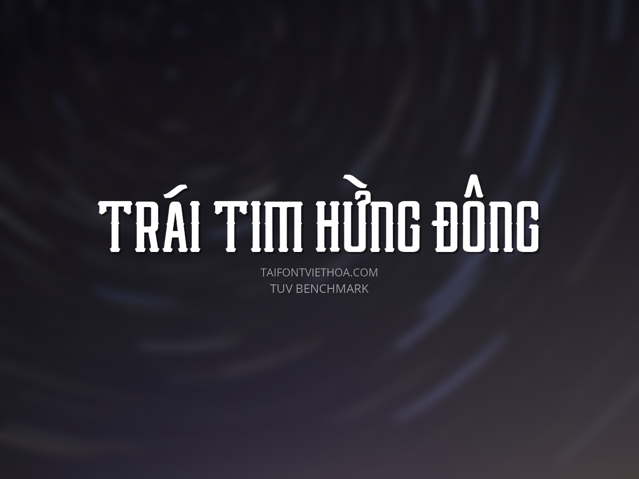 Font việt hóa TUV Benchmark