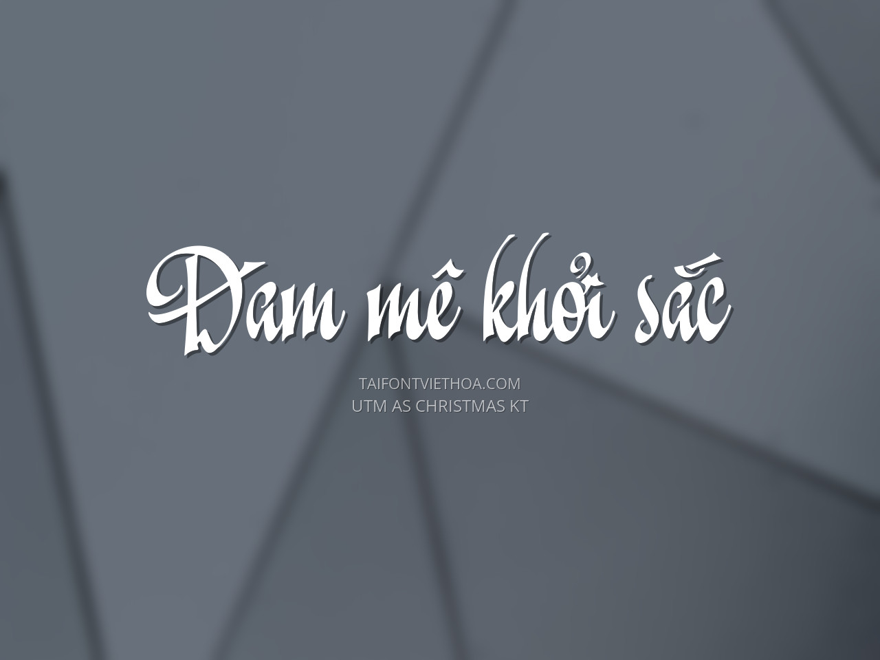 Font việt hóa UTM As Christmas KT
