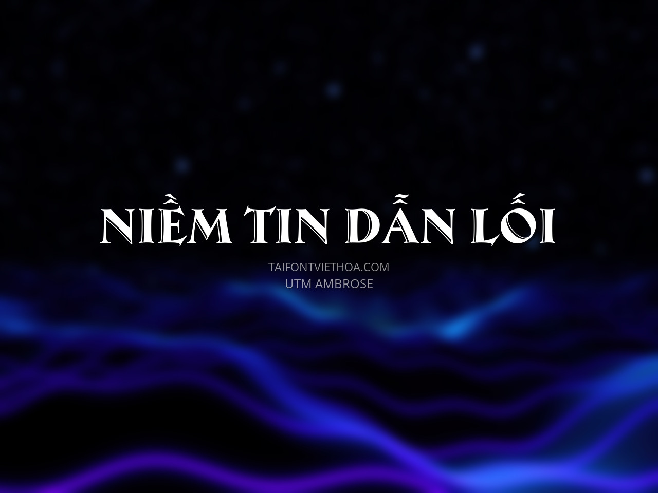 Font việt hóa UTM Ambrose