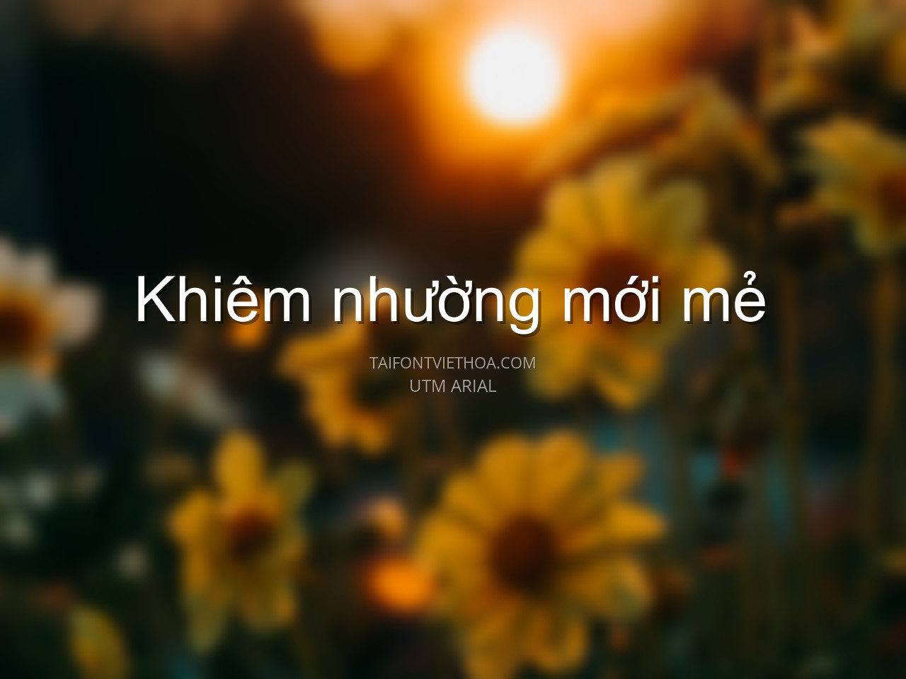 Font việt hóa UTM Arial