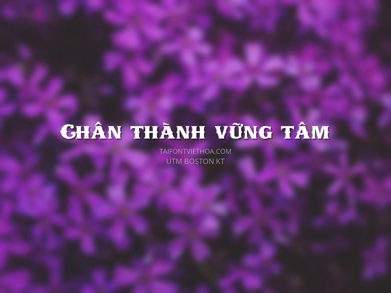 Font việt hóa UTM Boston K&T