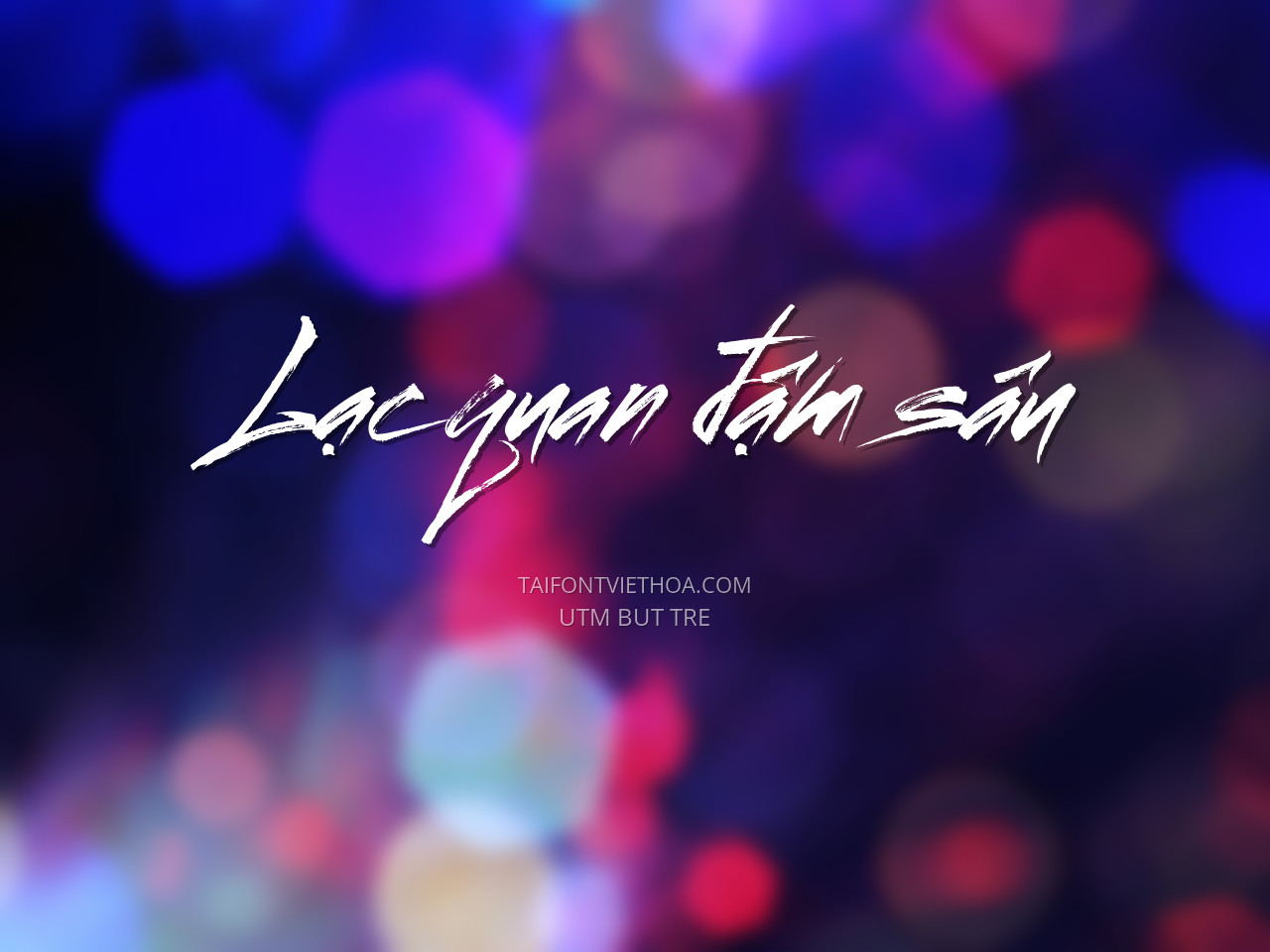 Font việt hóa UTM But Tre