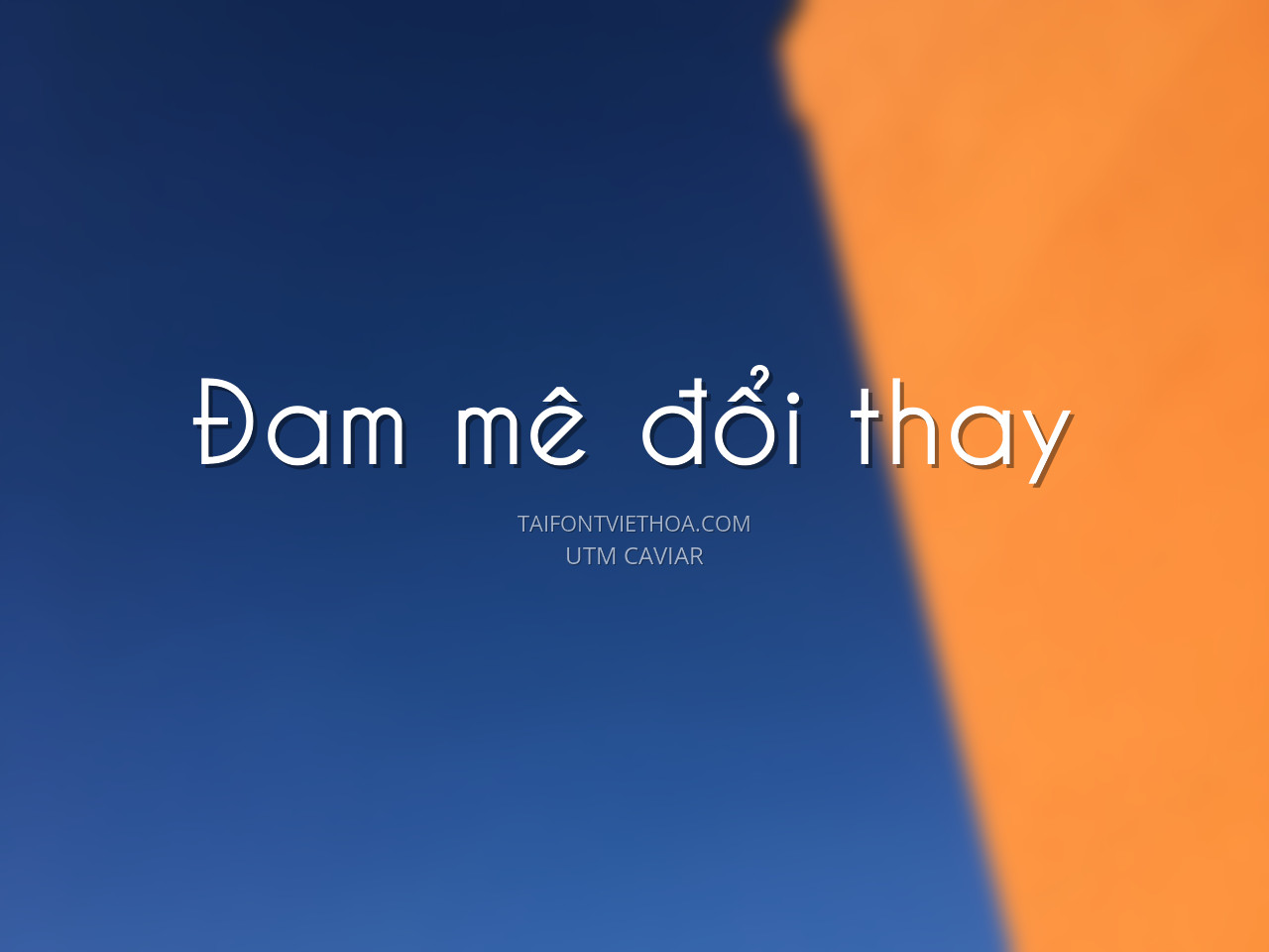 Font việt hóa UTM Caviar