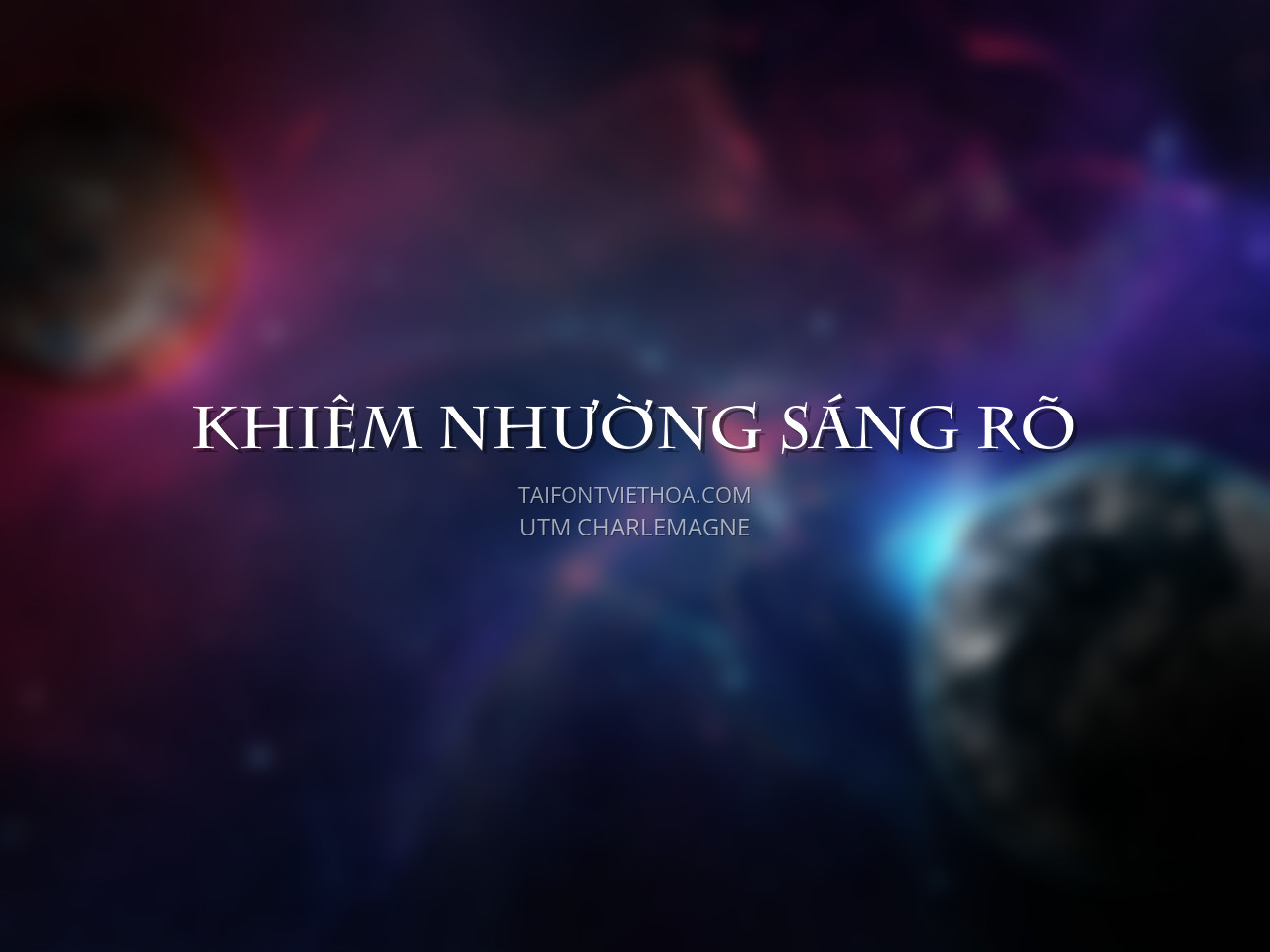Font việt hóa UTM Charlemagne