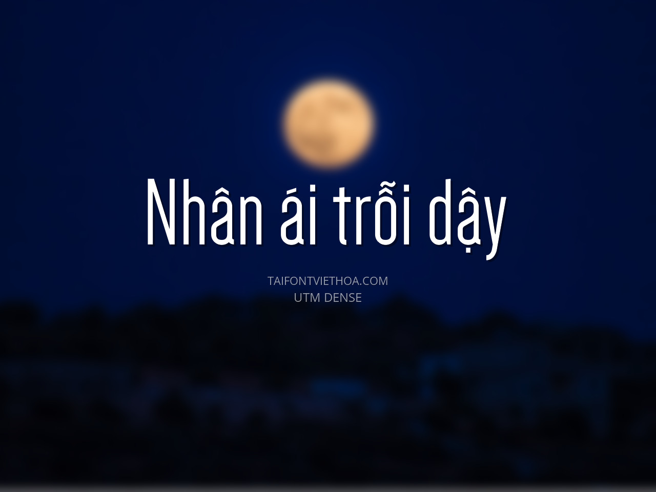 Font việt hóa UTM Dense