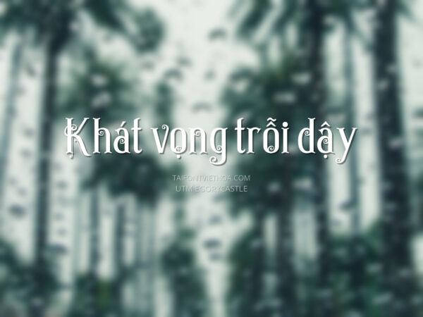 Font việt hóa UTM Egorycastle