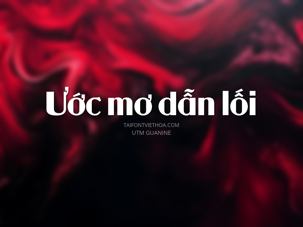 Font việt hóa UTM Guanine