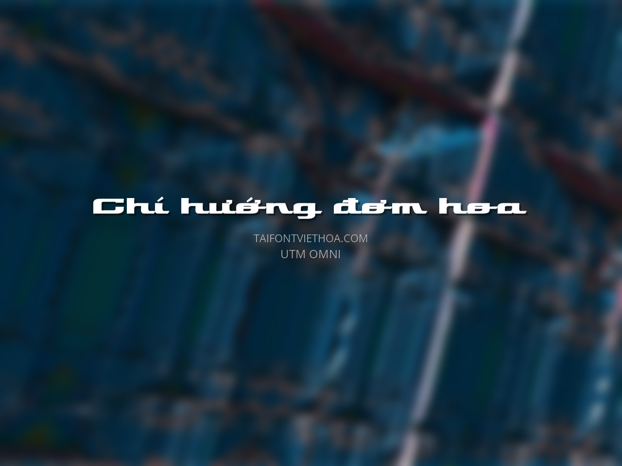 Font việt hóa UTM Omni