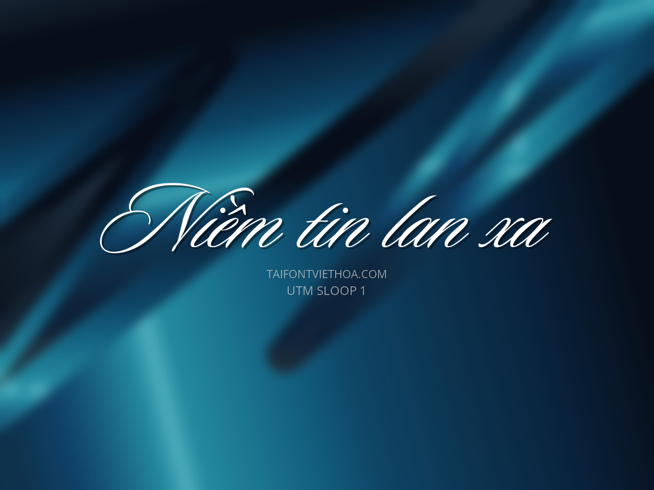 Font việt hóa UTM Sloop 1