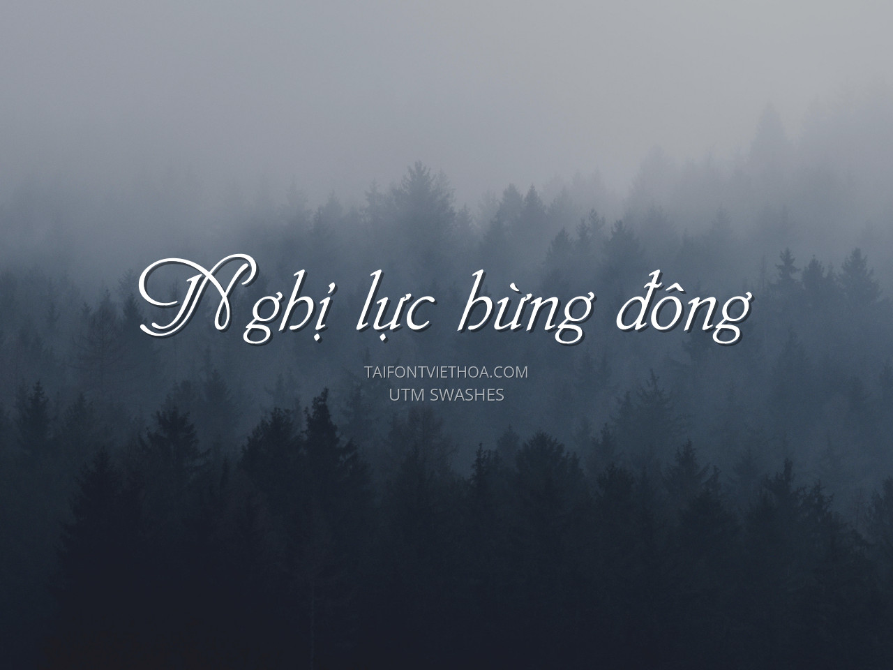 Font việt hóa UTM Swashes