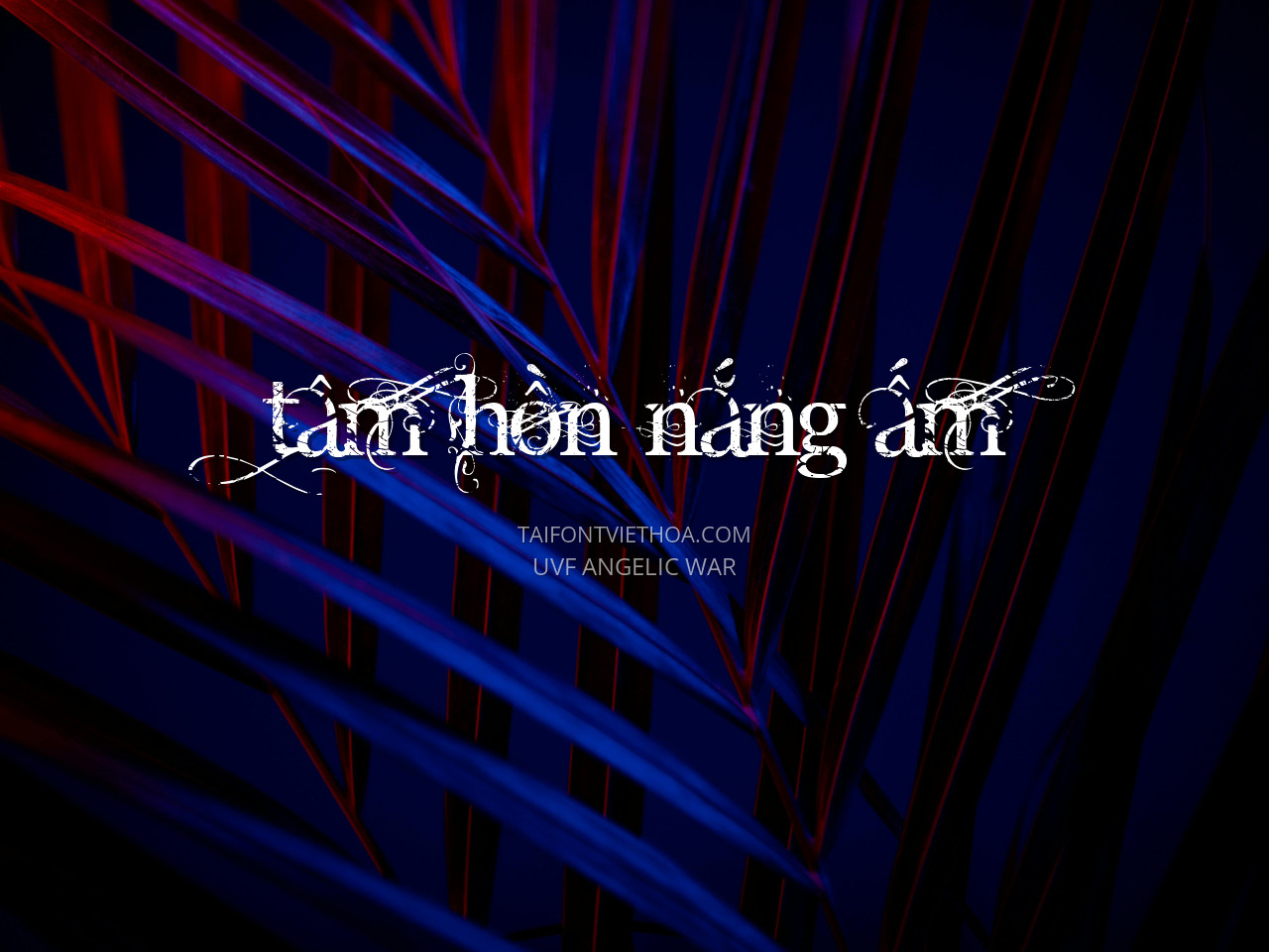 Font việt hóa UVF Angelic War